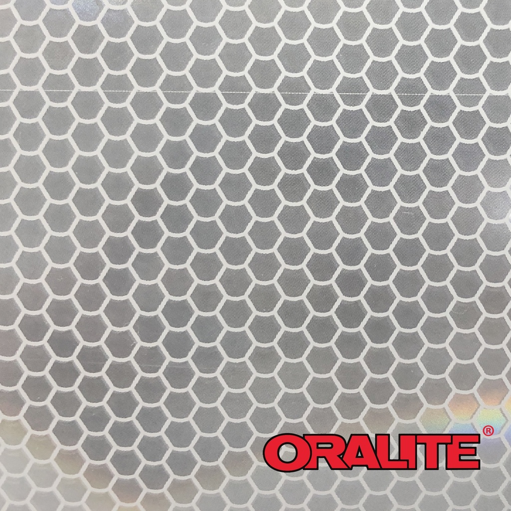 VINILO REFLECTANTE ORALITE 5900 ALTA INTESIDAD PRISMATICO WHITE 0,61 X 45,7 MTS