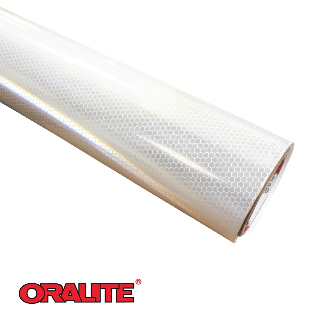 VINILO REFLECTANTE ORALITE 5900 ALTA INTESIDAD PRISMATICO WHITE 0,61 MTS ANCHO