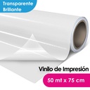 VINILO IMPRESION MGRAF TRANSPARENTE BRILLANTE  100/140 0.75 MTS