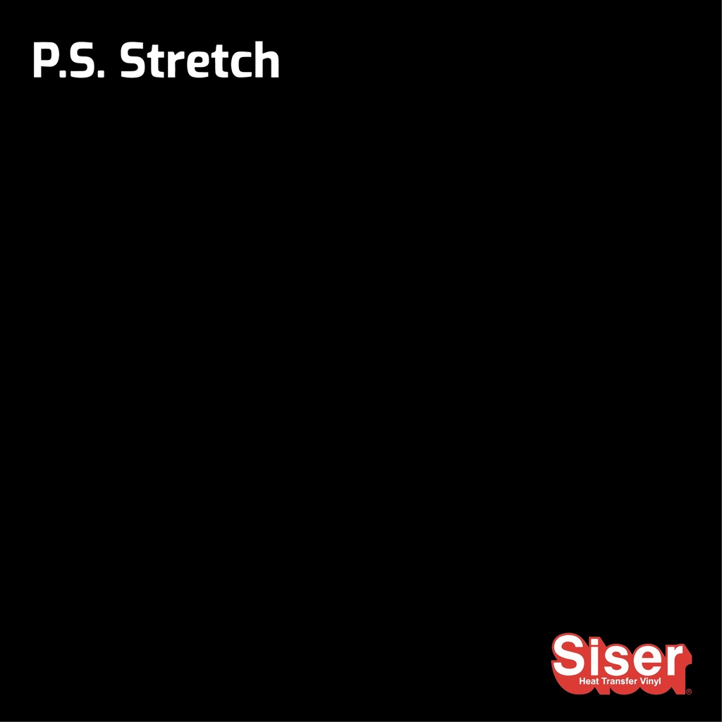 TERMOTRANSFERIBLE CORTE SISER PS STRETCH NEGRO 0.37 MTS