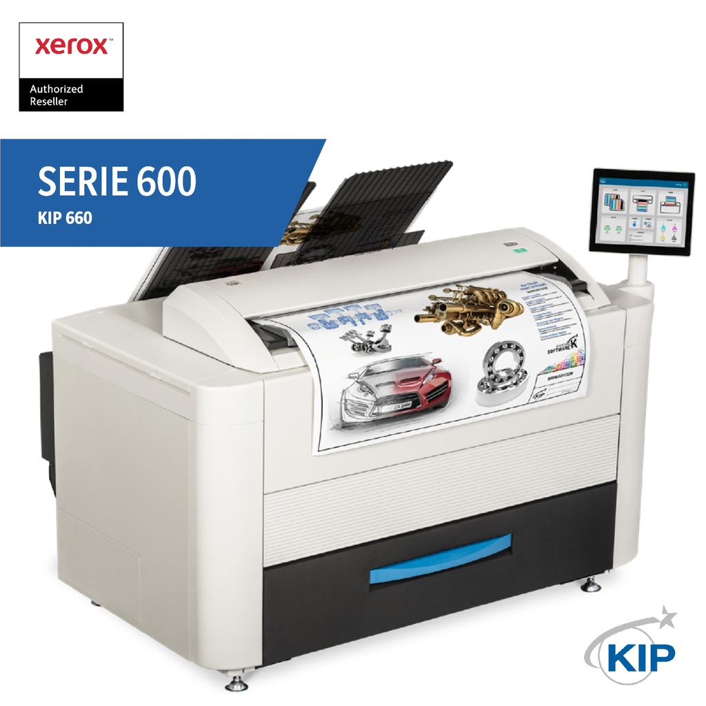 EQUIPOS XEROX PLOTTER LASER B&amp;N KIP MFP 660