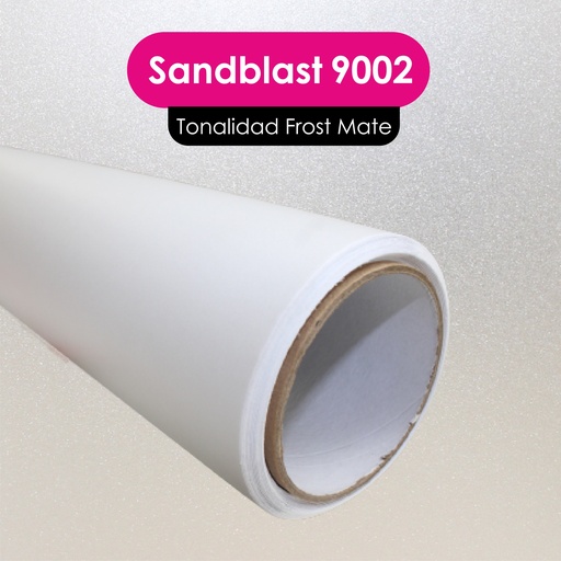 [101122109002] VINILO CORTE MGRAF EMPAVONADO 9002-SANDBLAST  1.22 MTS