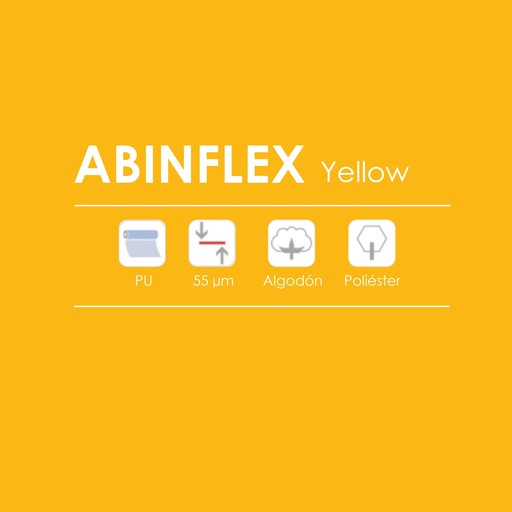 [301050102404] TERMOTRANSFERIBLE CORTE CHEMICA ABINFLEX YELLOW 50CM X 25MTS