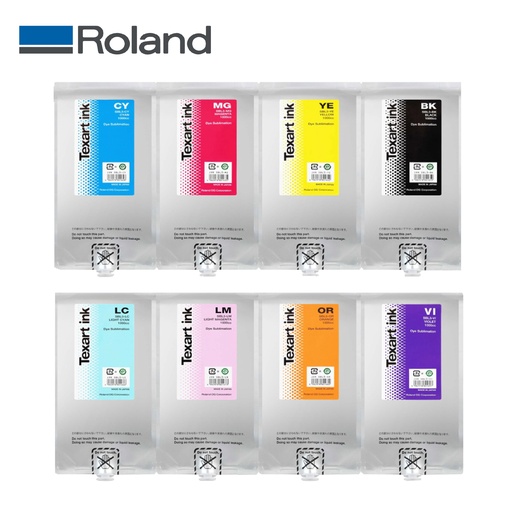 TINTAS SUBLIMACIÓN ROLAND TEXART