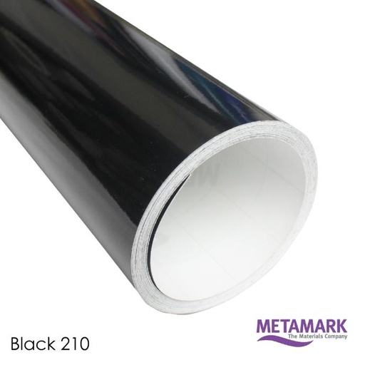 [101030510210] VINILOS DE CORTE BRILLANTES METAMARK NEGRO X 30,5 MTS